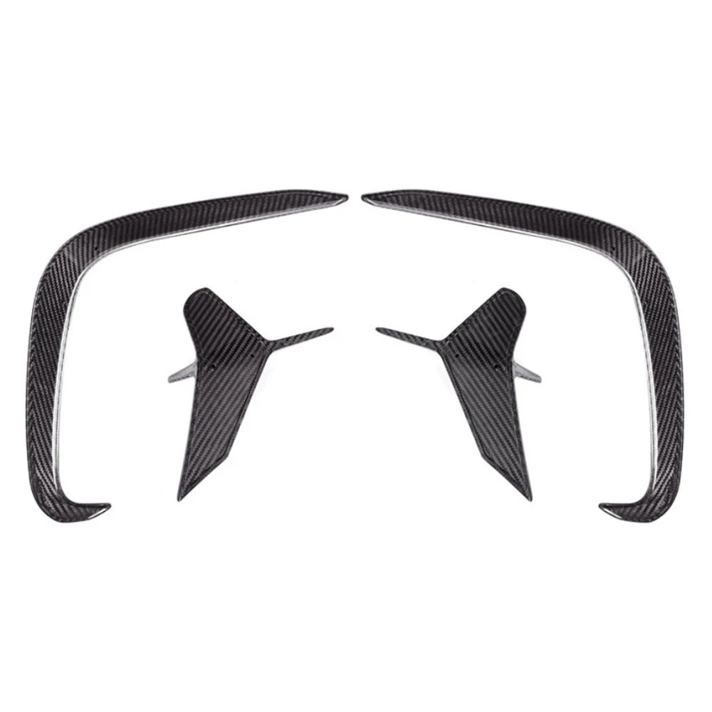JIACHE Carbon Fiber Rear Bumper Spoiler Diffuser Cover Side Splitters For BMW 8 Series G14 G15 G16 M Sport 2018-2021