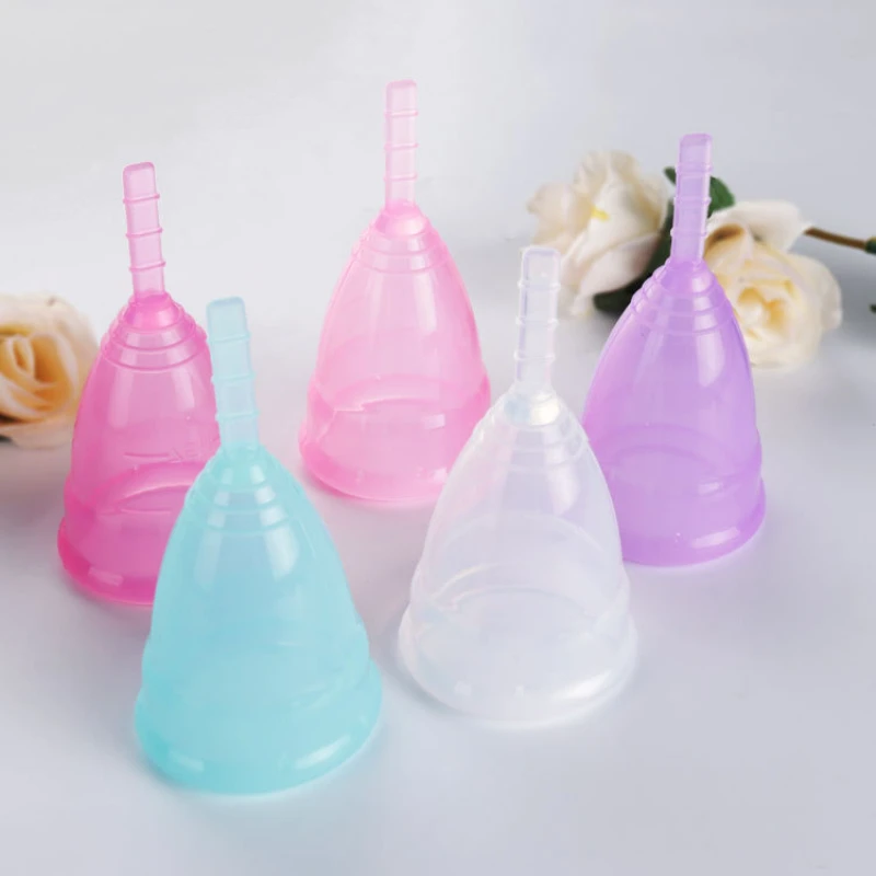 

1PCS Menstrual Cup For Women Feminine Hygiene Medical 100% Silicone Cup Menstrual Reusable Lady Cup Collector Menstrual