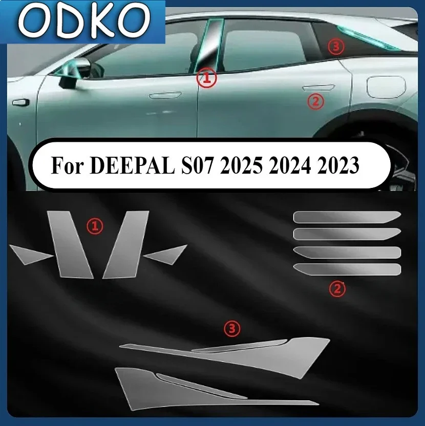For DEEPAL S07 2025 2024 2023 PPF Protection film Interior Accessories transparent TPU GPS Navigation Gear Panel Center Console
