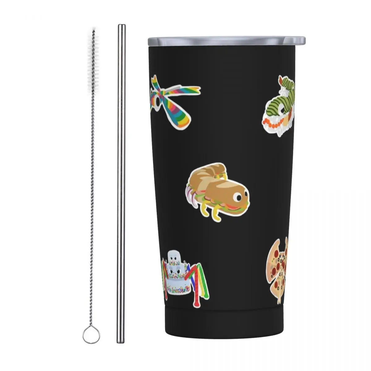 Bugsnax Best Of Bugsnax Pack For Fans 1 Stainless Steel Tumbler Vacuum Insulated Mug Thermal Cold Cup Straws With Lid 20oz