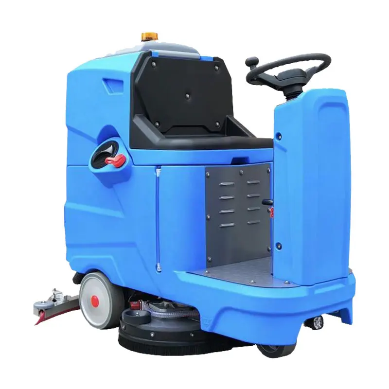 Industrial Commercial Floor Scrubber Cleaning Machine Small Electric Floor Scrubber Driving Scrubbing Machine