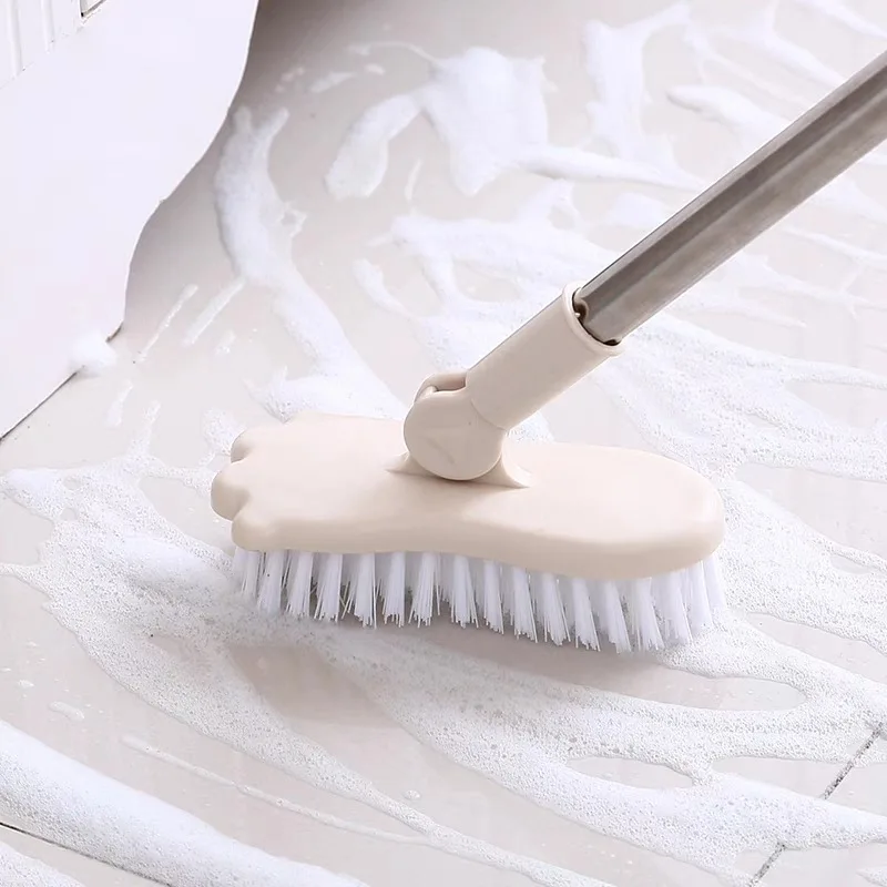 Xiaomi Floor Scrub Brush Rotating Brush Long Handle Windows Stiff Bristle Broom Mop For Bathroom Kitchen Floor Crevice Cleaning