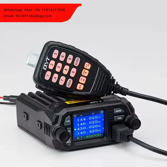 

Двухдиапазонная мини-радиостанция QYT VHF/UHF KT-8900D с цветным экраном