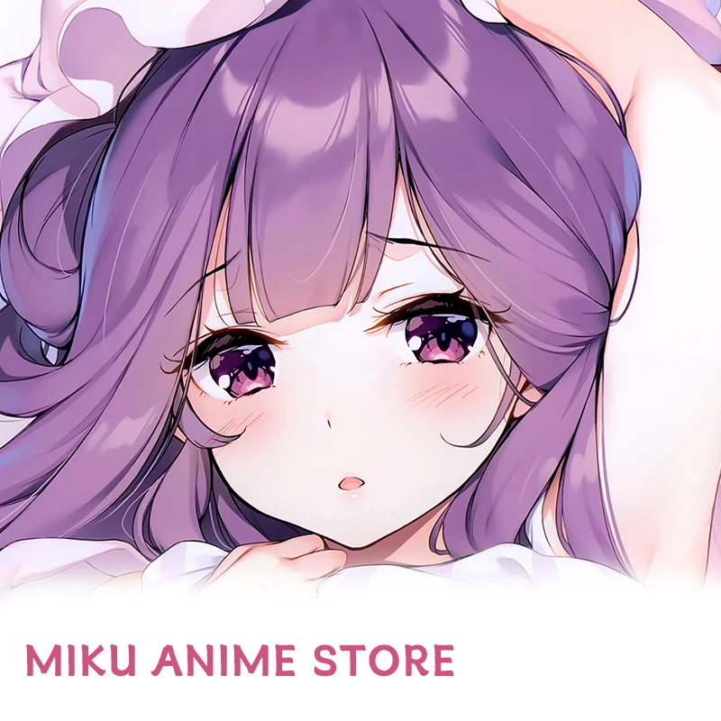 Touhou Patchouli Knowledge Anime Pillow case Cover Double-Sided Print Dakimakura Life-size Body Pillow