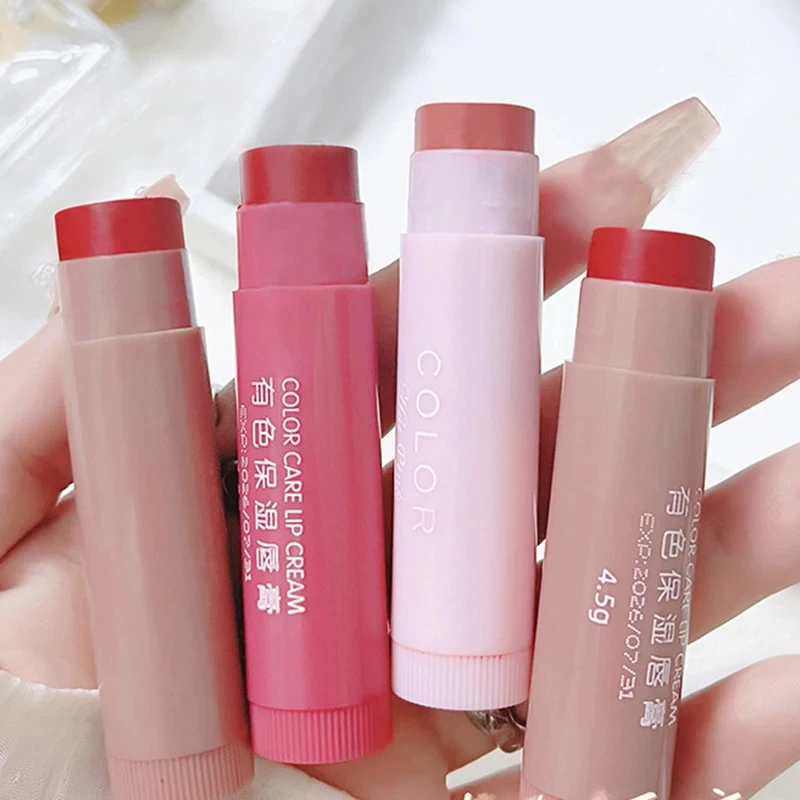 Bálsamo labial hidratante de colores, hidratante, diluye líneas de labios, bálsamo labial antisecado