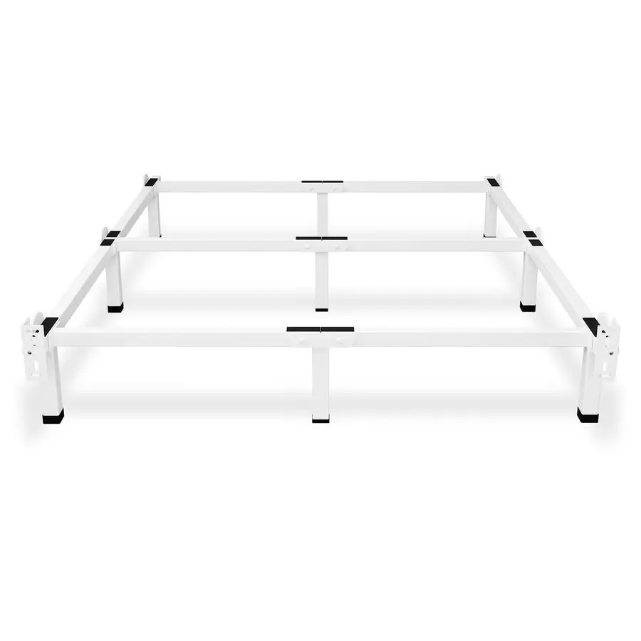 

Каркас кровати, основание с 9 ножками, высота 8 дюймов, для пружинного матраса, размер Full, простая сборка, белый цвет.