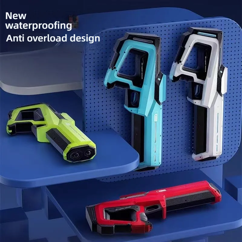 Nieuw elektrisch waterpistool – Automatisch continu afvuren, zelfaanzuigend, puls, grote capaciteit, waterdicht, trendy knipperend waterbl