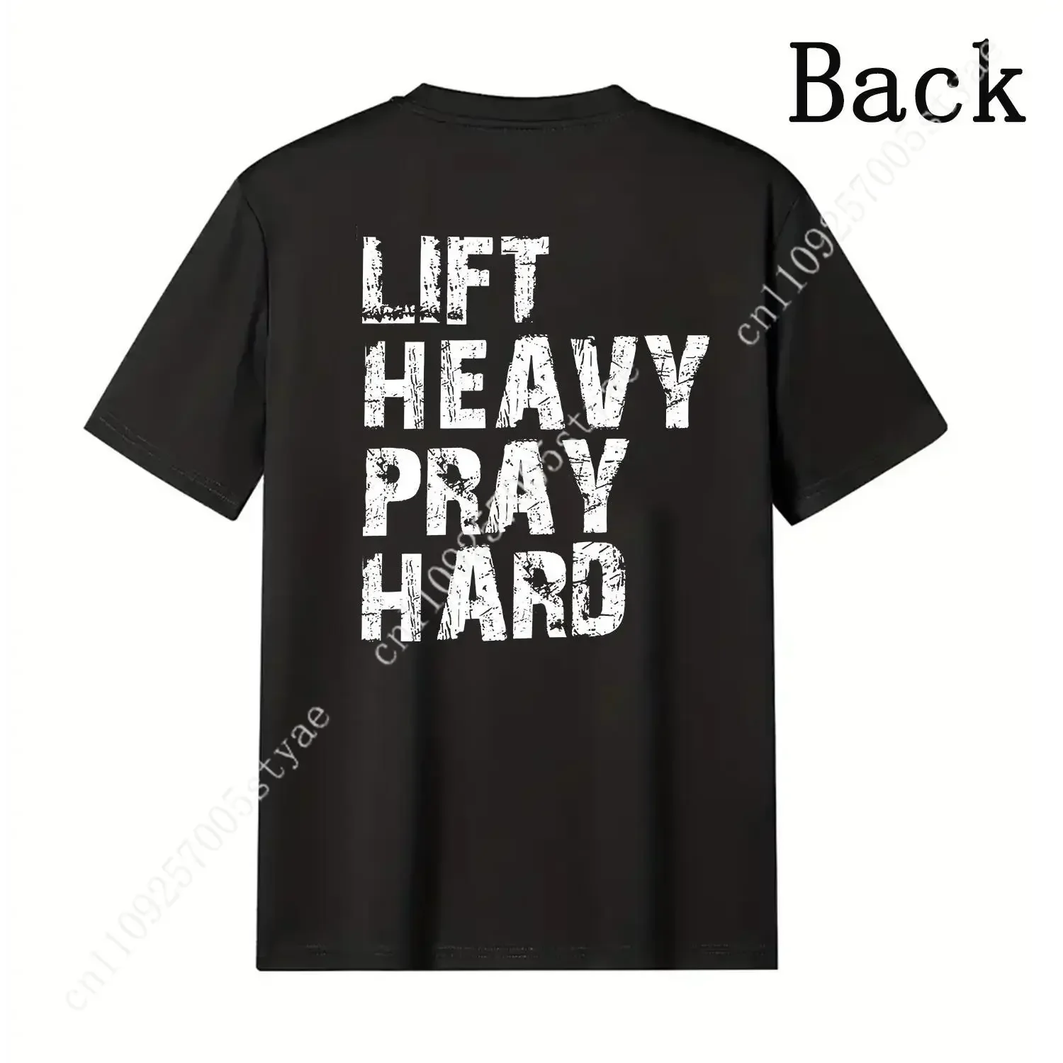 Lift Heavy Pray Hard Christian Gym Tee For Women Trendy Workout Shirt Gift For Faithful Fitness Friends Letter Print Sweatshirt