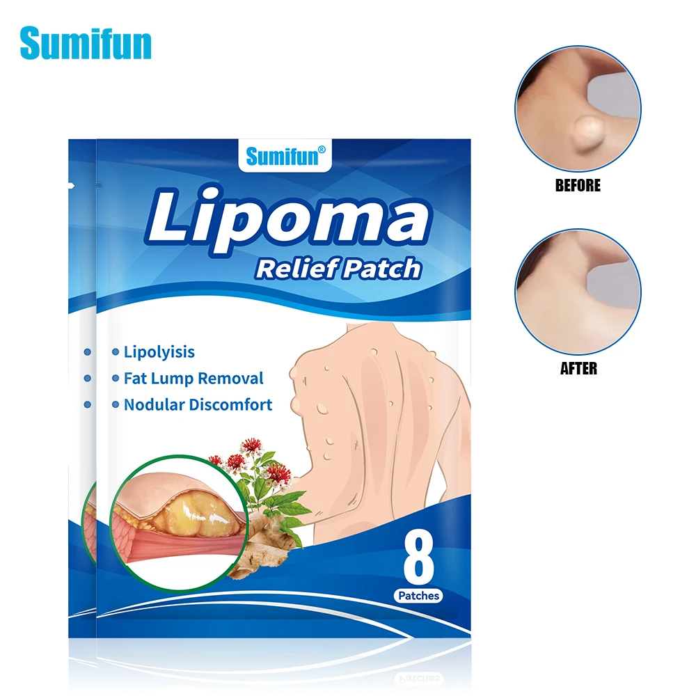 

8/40/80Pcs Sumifun Lipoma Removal Patch Reduce Inflammation Subcutaneous Mass Anti Skin Tumor Swelling Fat Lump Nodular Plaster