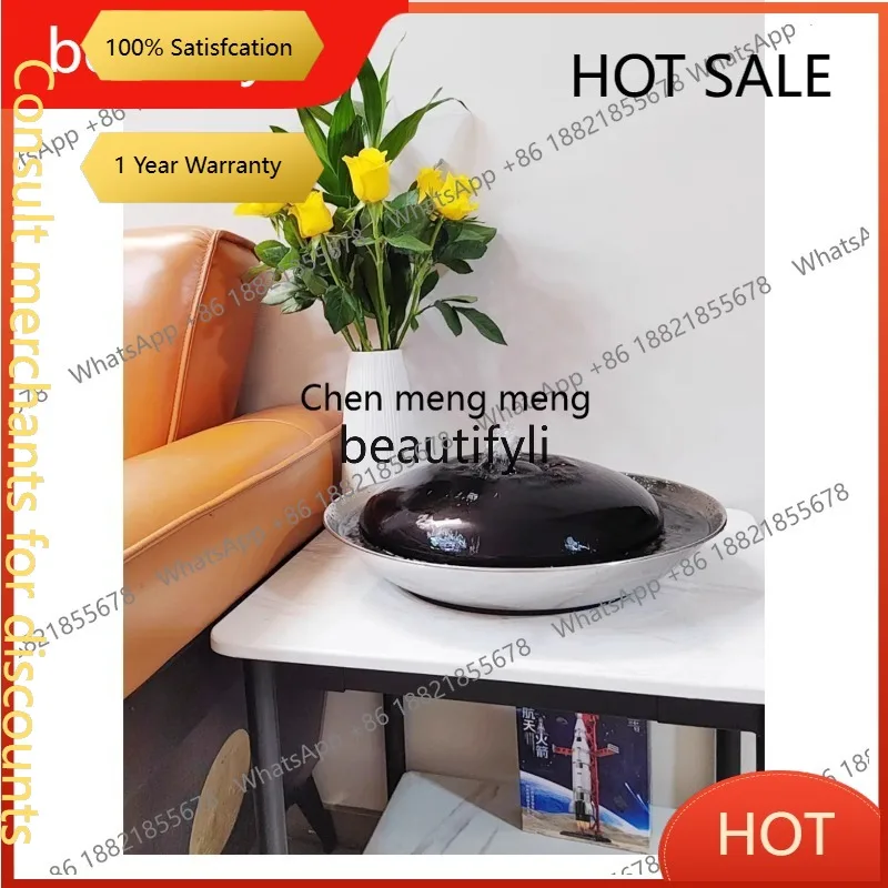 D5556 Indoor mini fountain, European-style running water feature decoration, creativity, gifts