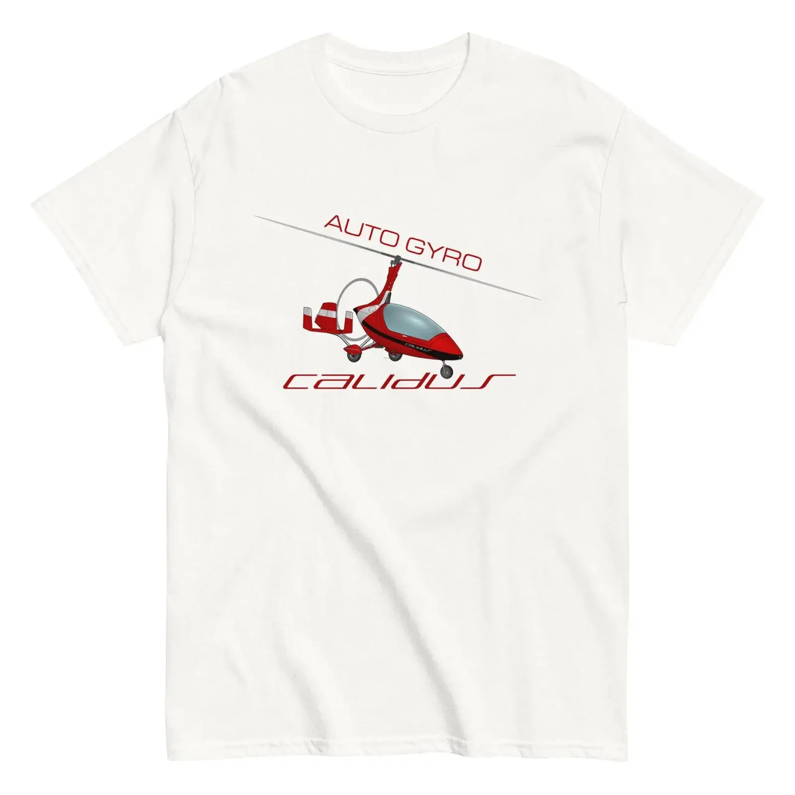 Flyboy Toys AutoGyro Calidus 912 Airplane T Shirt Personalized with Your N vintage Washed Top For Everyday Wear Versatile