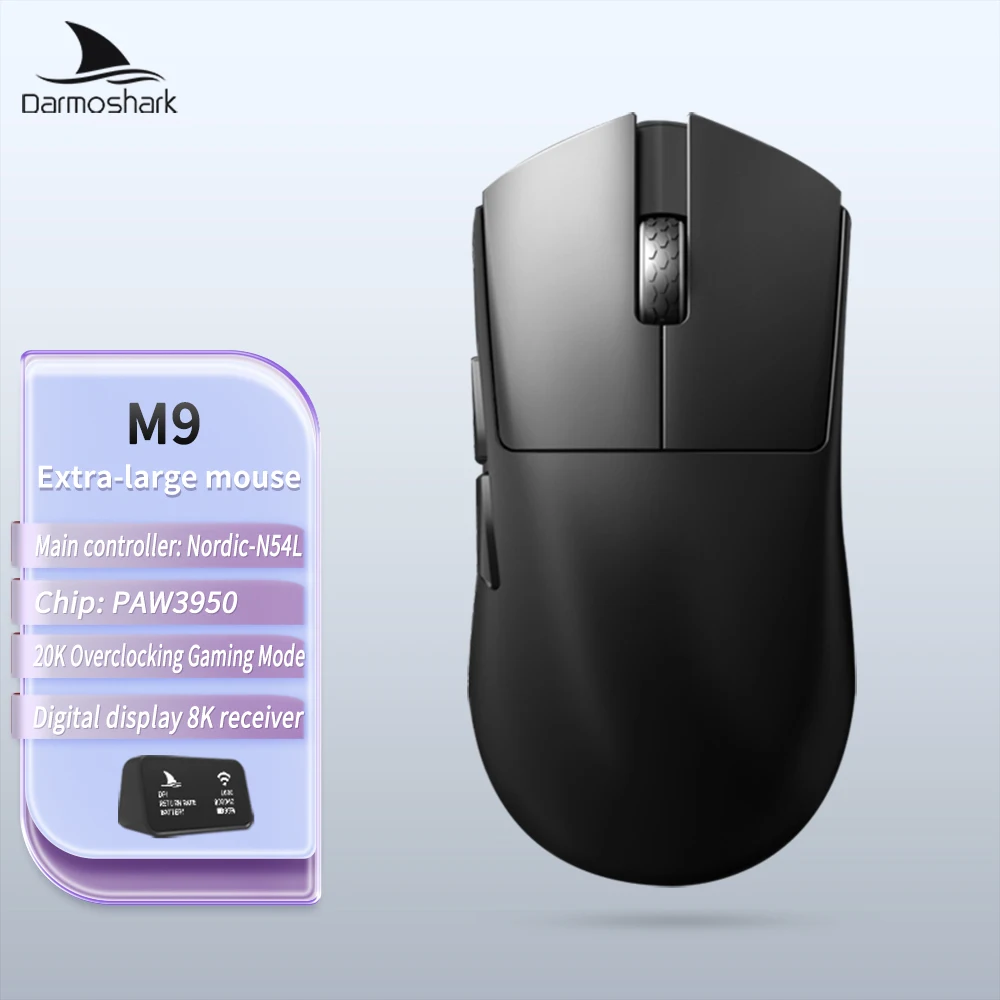Darmoshark M9 Wireless Gaming Mouse 30K DPI Bluetooth
