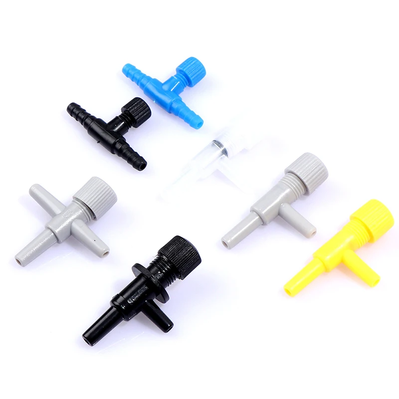 3/5/10Pcs Aquarium Air Flow Control Valve Fish Tank Air Regulator Hose Connector For 4/6mm CO2 Oxygen Tube Aquarium Accessories - Image 3