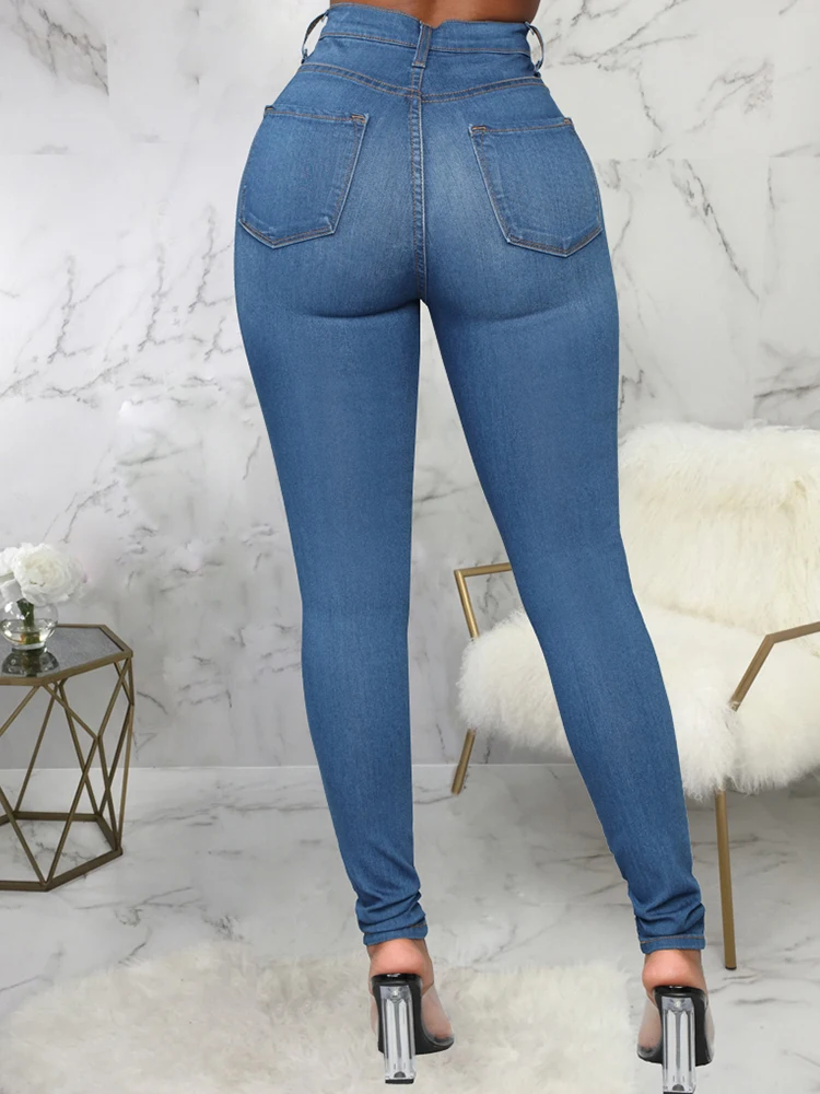 

Trends Streetwear Blue Jeans Woman Korean Fashion Denim Y2k Vintage Clothes Women's Pants Straight Leg Jeans Woman High Waist