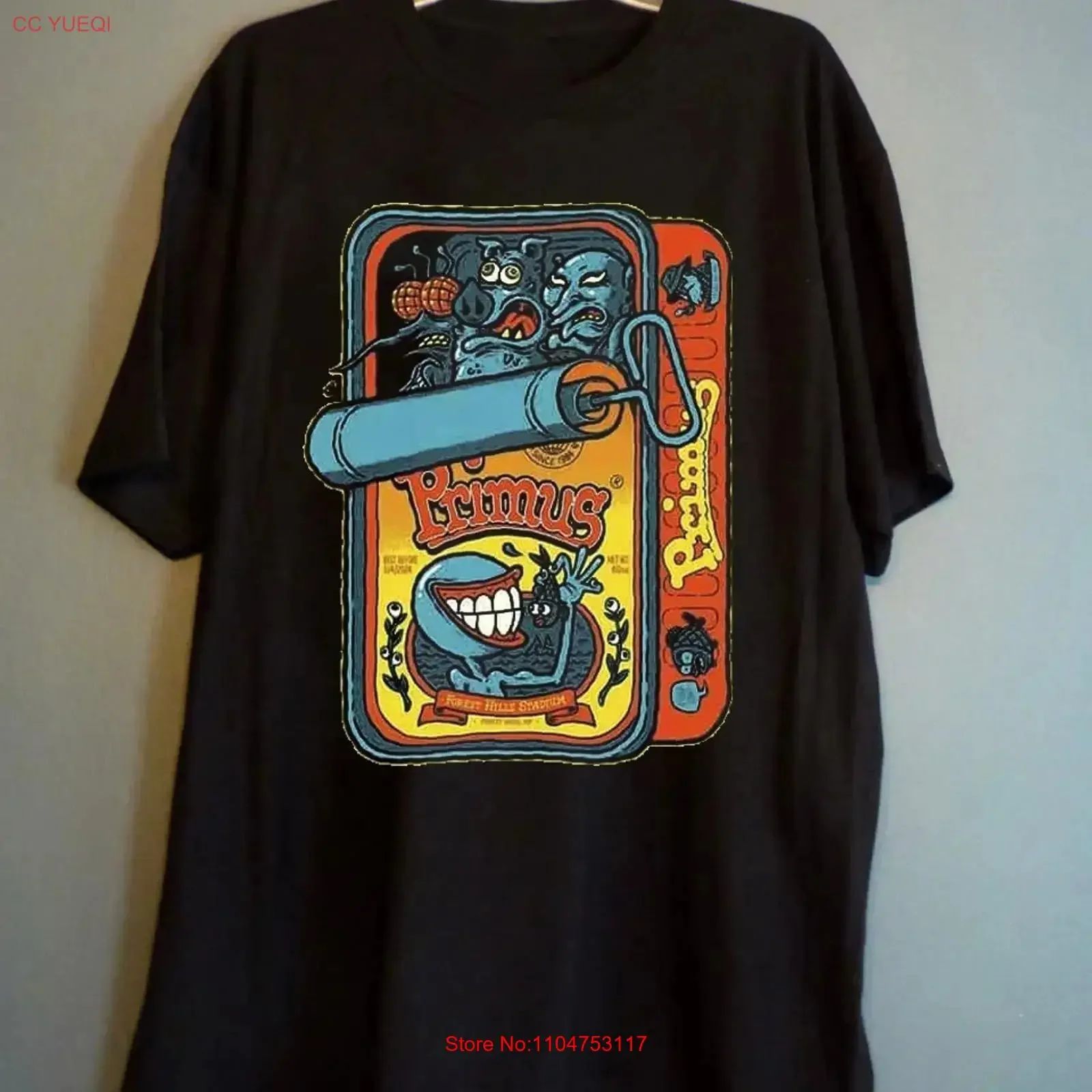 Primus Band Tour 2024 Black  T Shirt Full Size S 5XL vintage Washed Stylish graphic homme Comfortable Stretched Soft streetwear