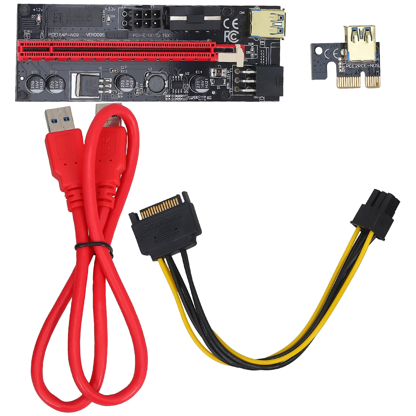 

PCIe Pcie V010 PLUS VER009S 1X16X External GPU Laptop Graphics Card PCIE Riser Gaming Multimedia Larger Display