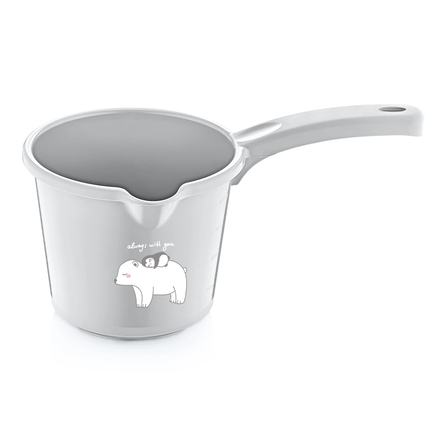 Alfombrilla de baño para bebé de Color gris