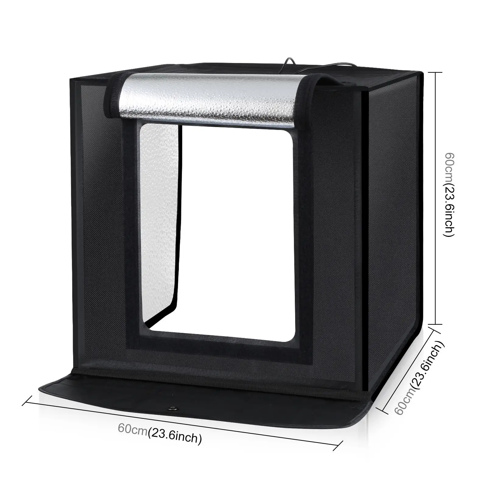 PULUZ Photo Studio Light Box Portable 60 x 60 x 60 cm Light Tent LED 5500K White Light Dimmable Mini 36W Photography Studio Tent gallery 2