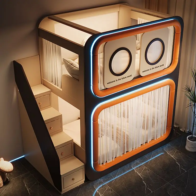 

Bed e-sports hotel dormitory bunk beds do not disturb each other high and low beds