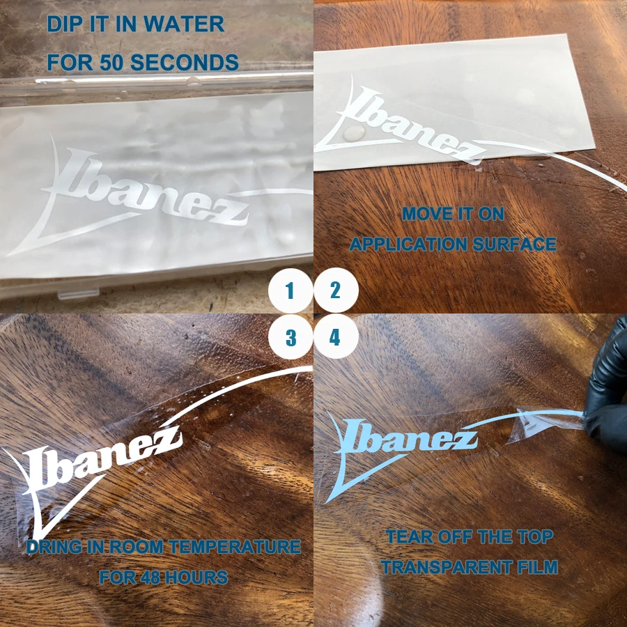 2 шт. наклейки с логотипом Wat – обзор и цена Waterslide Decal Paper