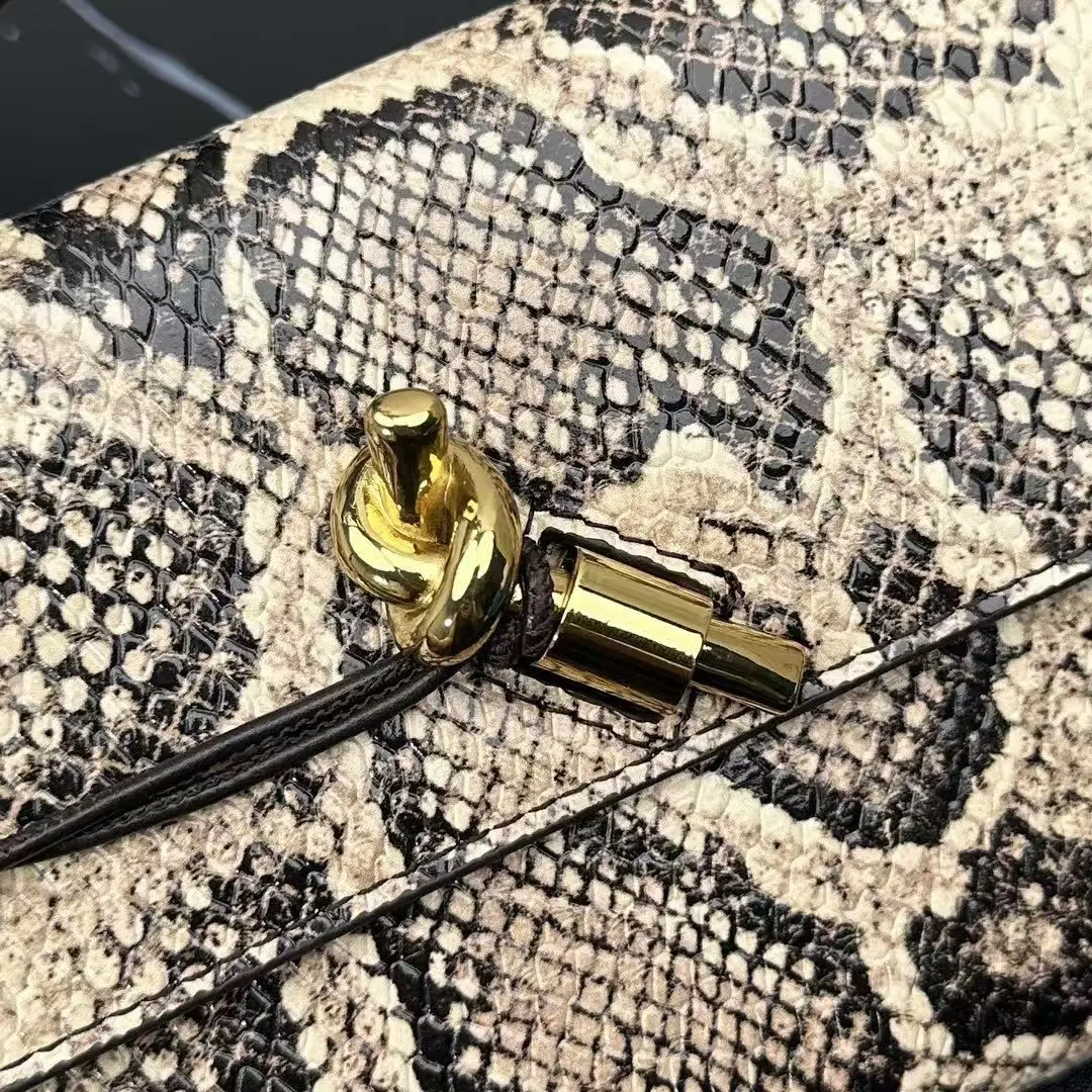 

Handwoven Snake Skin Pattern Evening Bag Faionable oulder Women's Bag Luxury Feel Lohasys Brand Polyester Crossbody