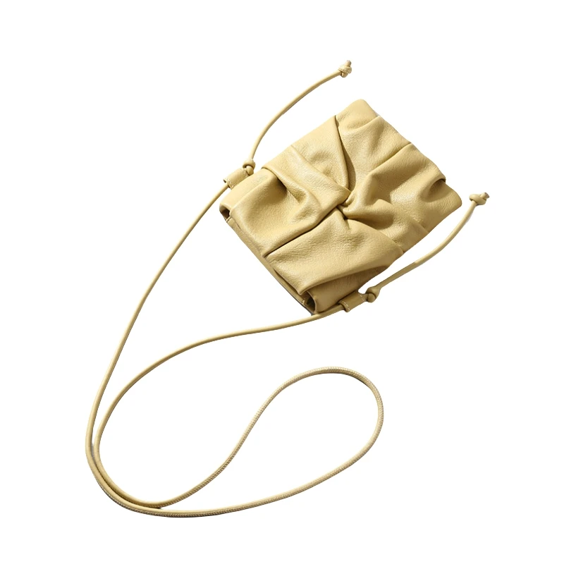 Jonlily Frauen Echtes Leder Schulter Tasche Weibliche Mode Handtasche Totes Kleine Daybag Mini Telefon Tasche Elegante Geldbörse -KG1838