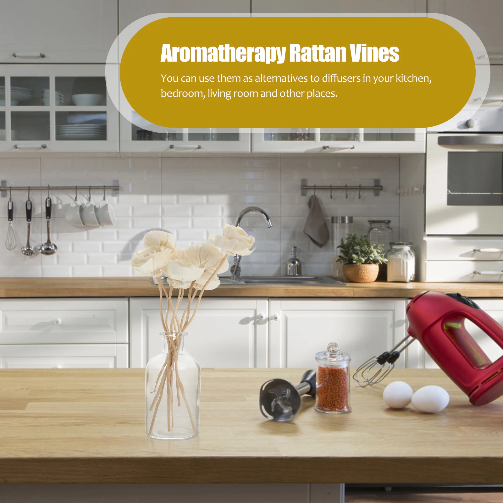 

8Pcs Diffuser Refills Aroma Rattans Easy Insertion Home Kitchen Bedroom Living Room Aromatherapy Rattan Vines Aroma Rattans