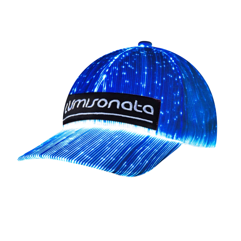 LUMISONATA Glowing Baseball Cap Women Men Snapback Caps LED Fiber Optic Luminous Hat for Party Music Festival Hip Hop Hats