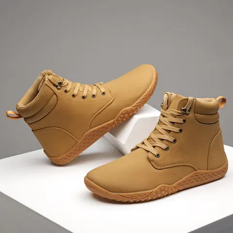 Work Lightweight Sports Shoes 41-46 Men's Shoes Wide Barefoot Sneakers Season Outdoor Breathable Versatile Casual Trendy Shoes