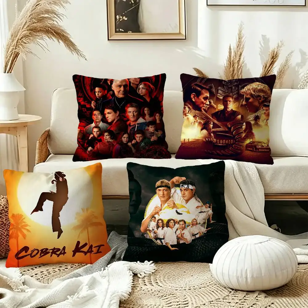 Martial Arts TV C-Cobra K-Kai Cushion Cover Pillowcase Upholstery Sofa Throw Pillow Home Decor Pillowcas