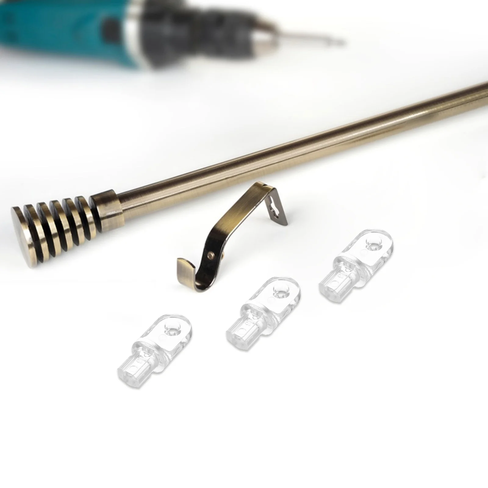 

20Pcs Blind Wand Tip Clear Plastic Tilt Replacement Accessories for Horizontal Vertical Blinds Interior Exterior Window Shutters