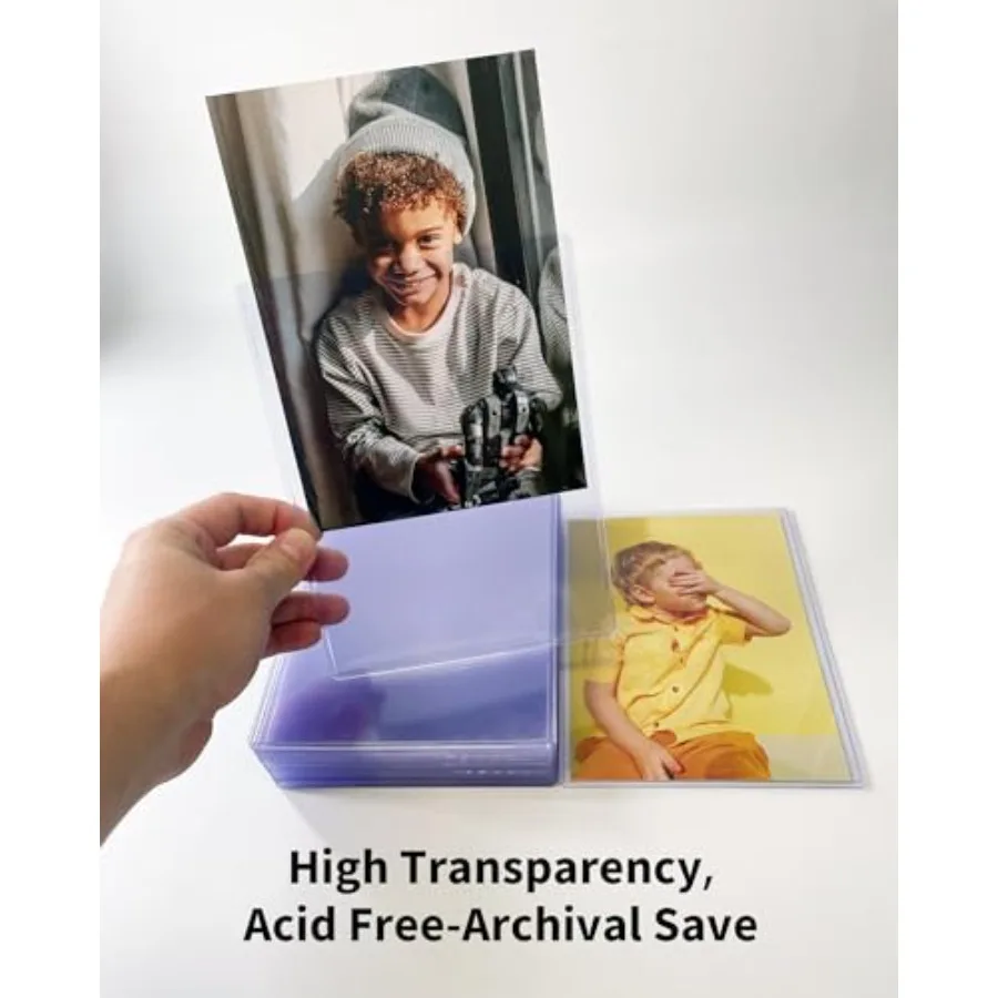 5x7 Toploader Clear Rigid Photo Protectors for Your Precious Memories Durable Hard Plastic Sleeves 25 Pack