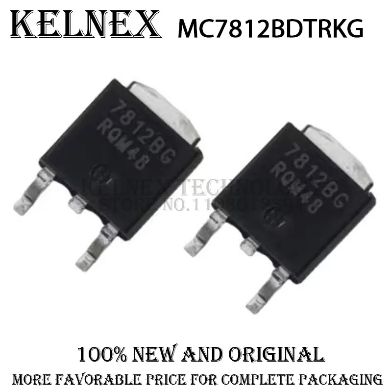 10PCS MC7812BDTRKG MC7812  TO-252-2 Linear regulator Power chip