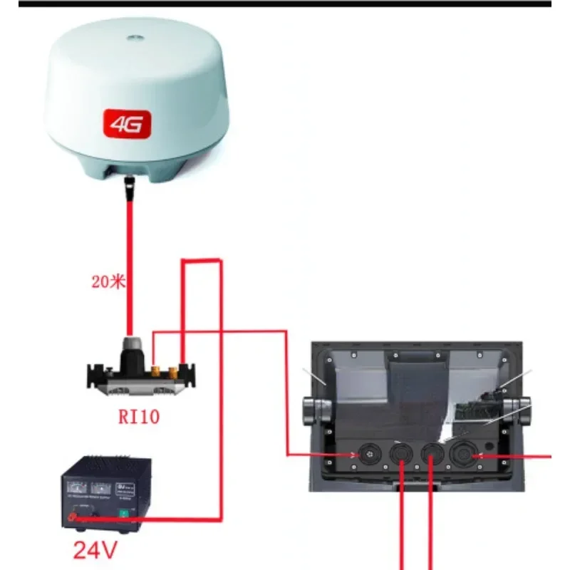 Display Can Be Equipped with Radar Navigation Fish Detector