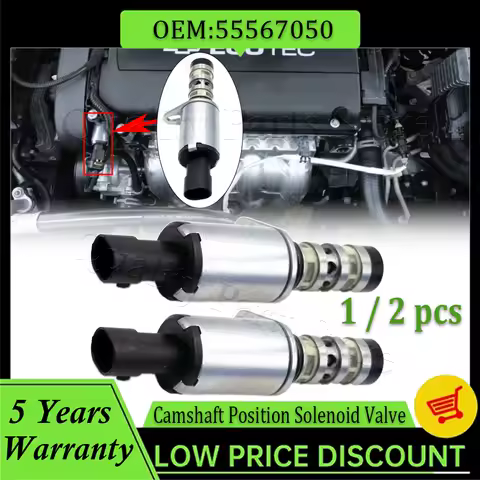 1/2PCS Camshaft Control VVT Valve Solenoid For Chevrolet Cruze 1.6 1.8 Sonic Epica Excelle ASTRA ZAFIRA MOKKA 55567050 12992408