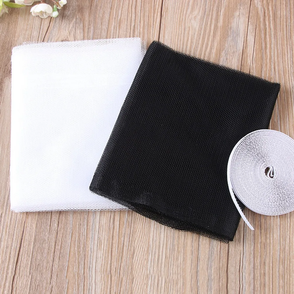 Easy Install Mesh Mosquito Net Self-Adhesive DIY Window Net Fly Net Anti Fly