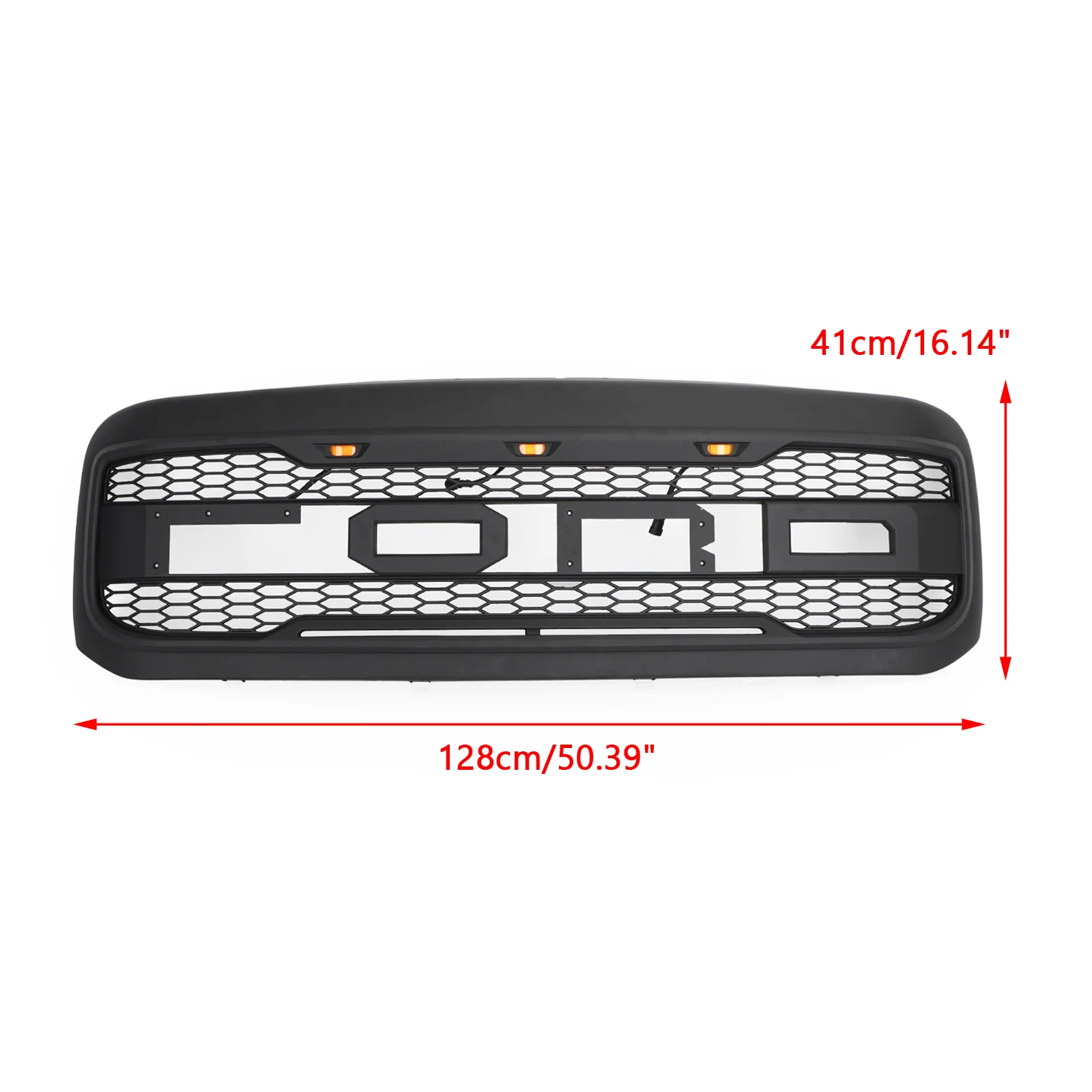 Raptor Style Grille Grill For Ford F250 F350 F450 F550 1999-2004 Super Duty Excursion 2000-2004