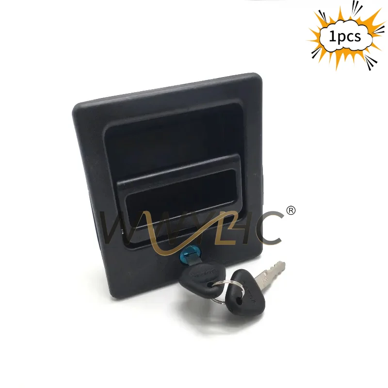 Suitable for EC210 EC240 EC290 EC360 EC460B Cab Door Lock, Excavator External Pull Lock Block Assembly