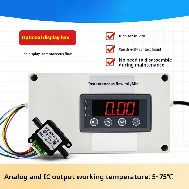 High Precision Liquid Flow Sensor for Water Purifier Filtration System 700 mL/min Flow Meter 30 PSI Drinking Water Application - view 3
