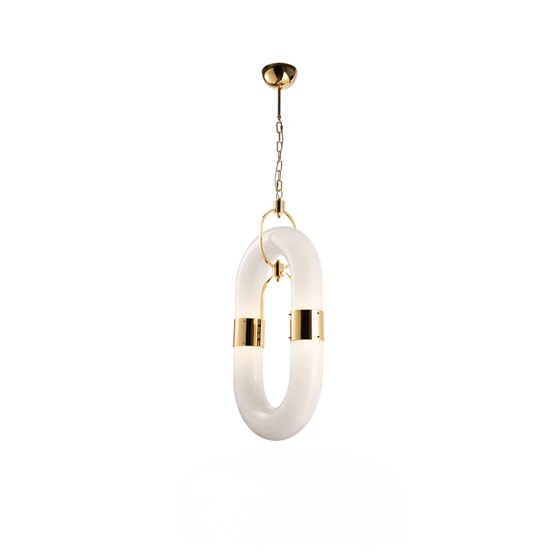 Imagem -03 - Dimmable Led Série Cadeia Lustre Ouro Cromado Lustre Luz Pingente Luminária Pendurada Lâmpada para Cabeceira Sala de Estar Home Deco