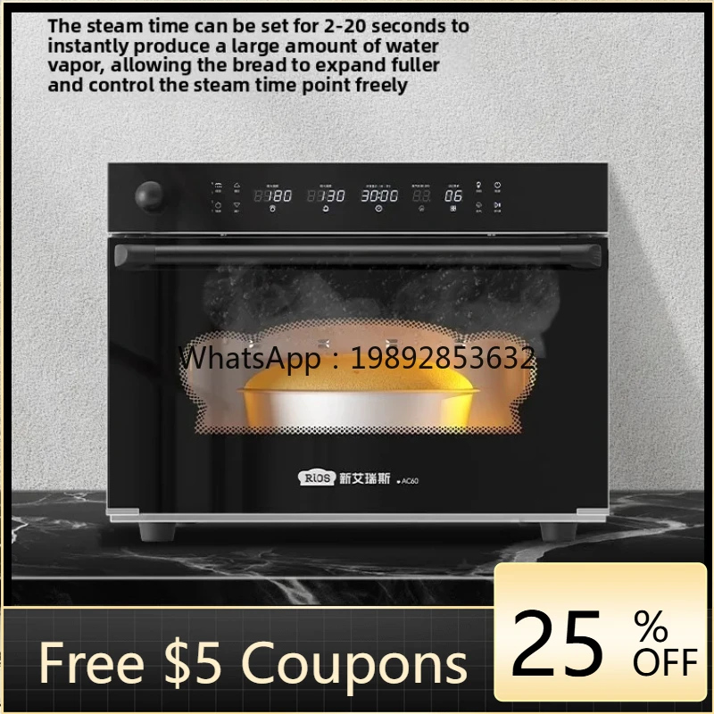 

KX Commercial Oven Combination Furnace Layer Furnace Chain Baking Oven with Steam Pack Flat Oven