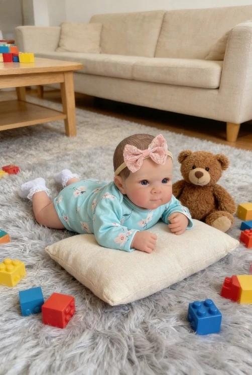 

NPK 17-дюймовая настоящая 3D-кожа с видимыми венами, реалистичные куклы ручной работы Reborn Bettie