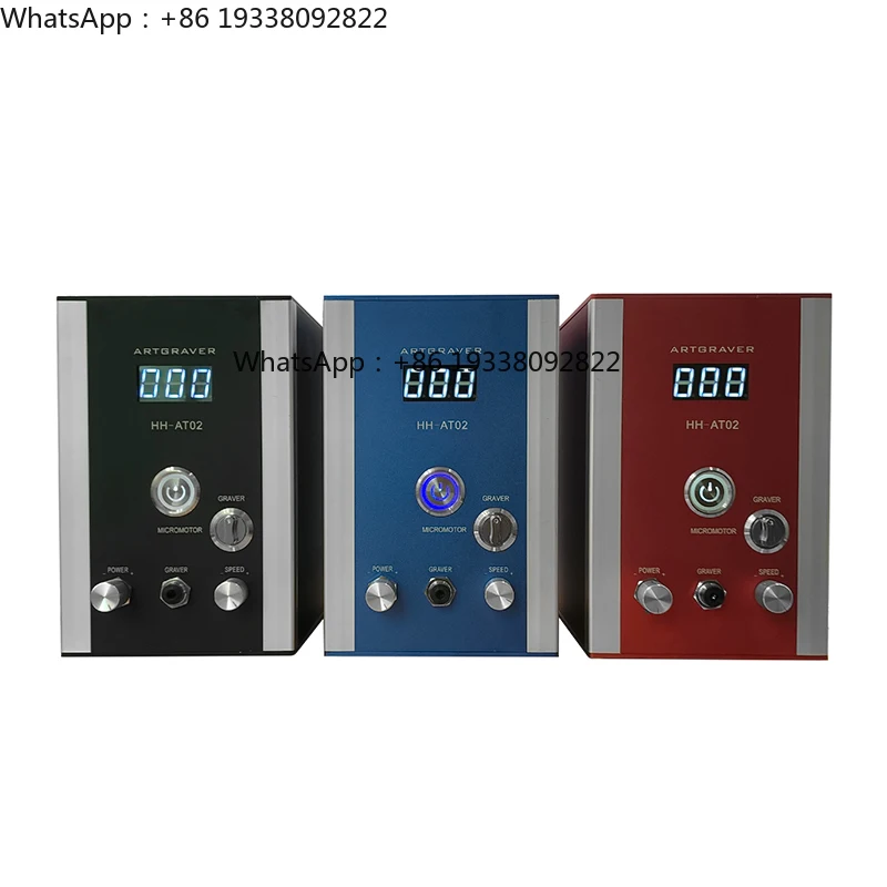 

160W Motor Pneumatic Engraving Machine Optional Colors Red/Blue/Black Manual Operation No Air Compressor for Jewelry