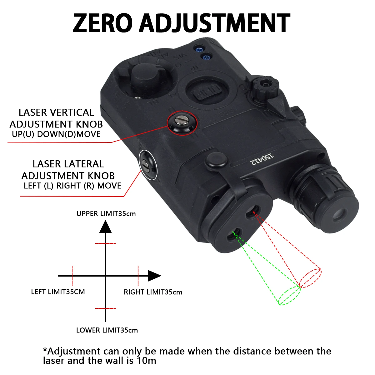 Tactical Airsoft PEQ 15 PEQ15 Red Green Blue Dot Laser Indicator IR Weapon Scout LED Light Fit 20MM Rail Hunting M600 Flashlight