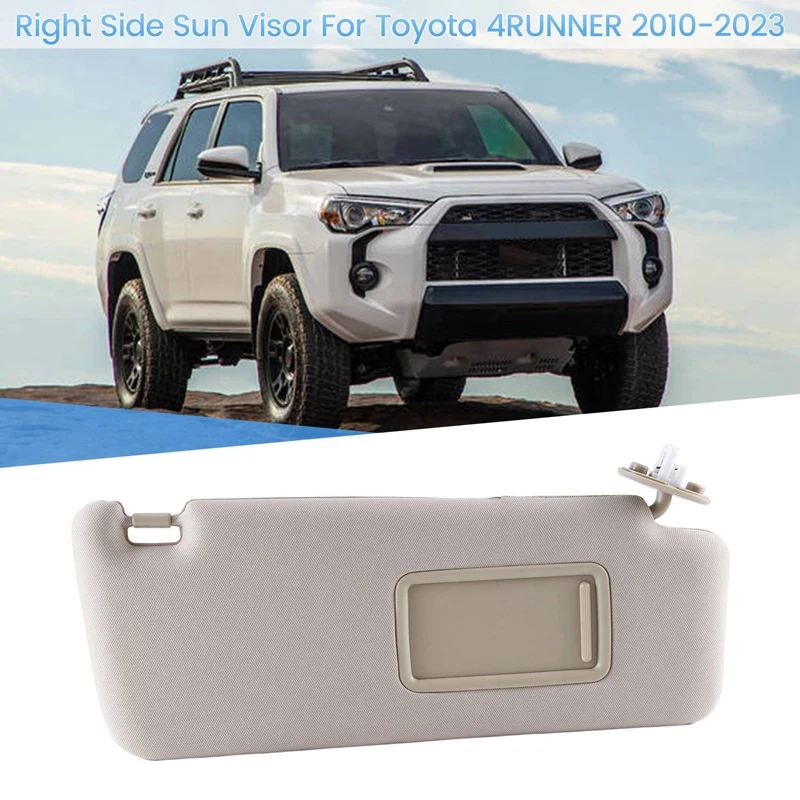 

Sunshield Sunvisor ABS With Mirror Beige For Toyota 4RUNNER 2010-2023 74320-35A91-B1 Right