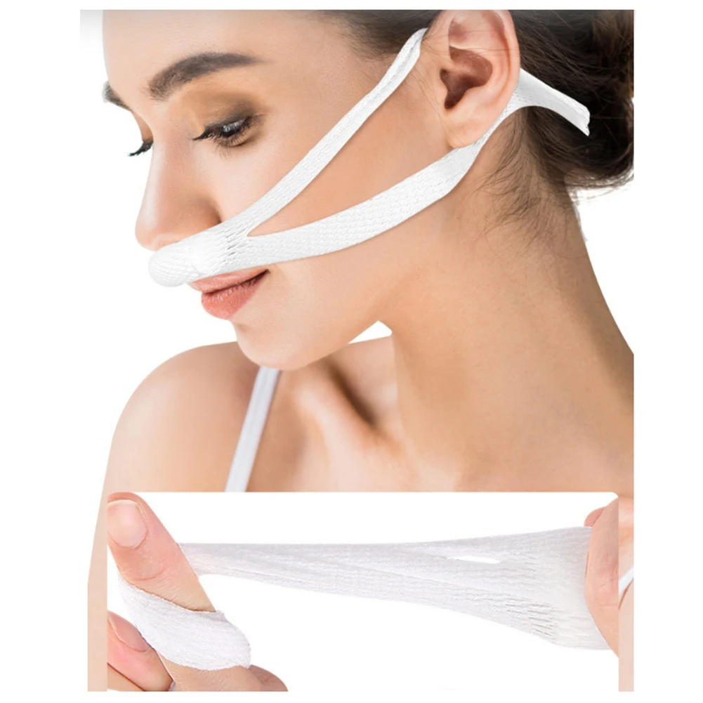 EMECE-10Pcs Comfortable Cotton Ball Nasal Splint - Breathable Post-Op Nose Support Bandage For Swelling Reduction & Healing