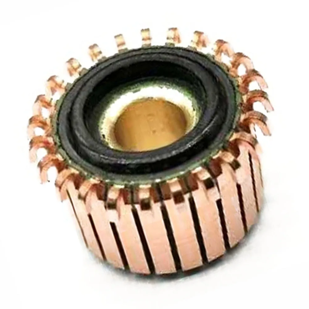 Copper Motor Commutator 24 Teeth Hook Type 25.5x9x17mm For Electric Drill Appliance High DC Motor Replacement