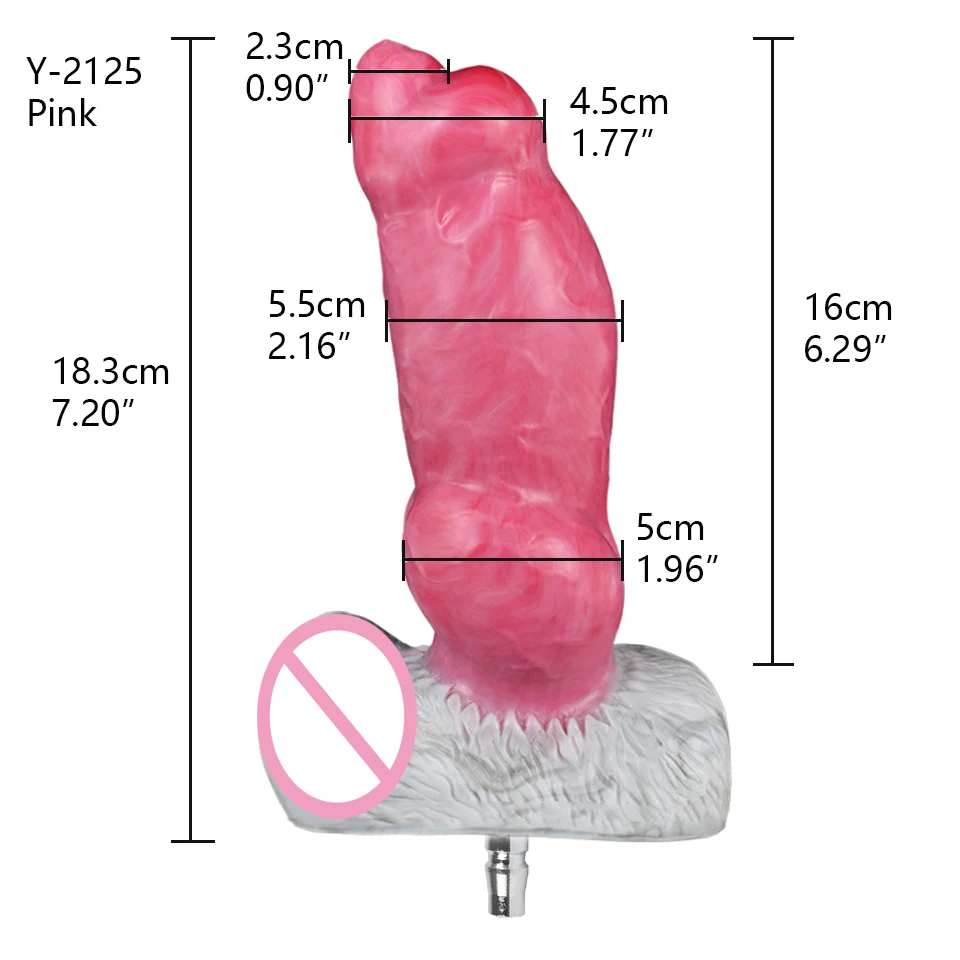 ROUGH BEAST Silicone Animal Dildo for Vac-U-Lock Sex Machine Simulation Fake Penis Female Masturbation Sex Dildo Attachments