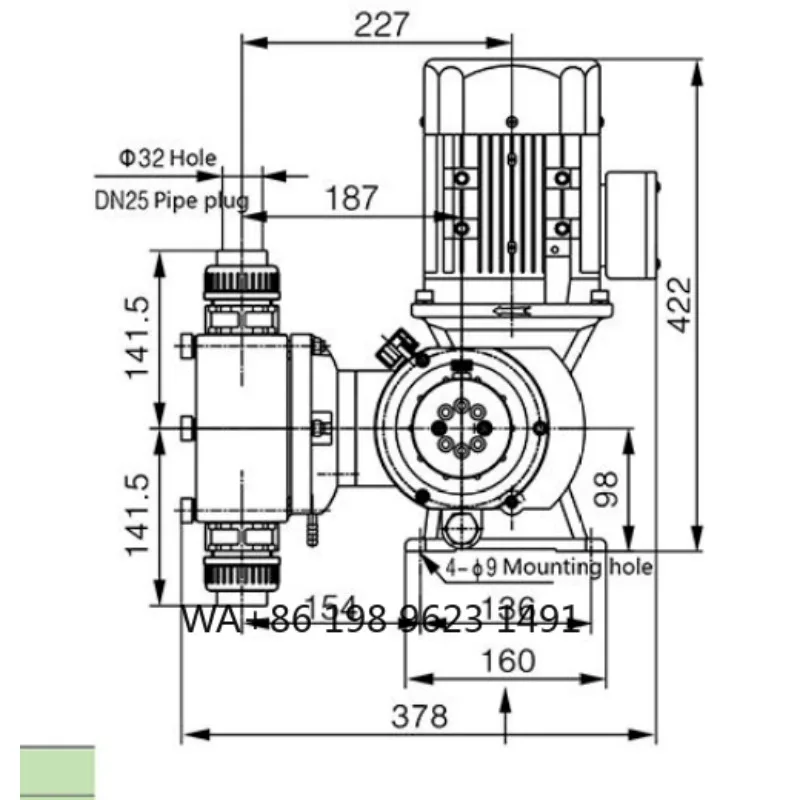 1/2 Inch PP Shell Air Operated Diaphragm Pump Industrial Chemical Liquid Transfer Pneumatic Pump