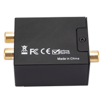 Bluetooth-compatible Digital to Analog Audio Converter Optical Fiber Toslink Coaxial Signal To RCA R/L Audio Decoder Amplifier